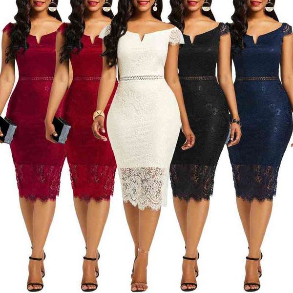 women's off shoulder tight lace midi dress, party evening dress, v-neck, 2022, White;black
women's off shoulder tight lace midi dress, party evening dress, v-neck, 2022, White;black
