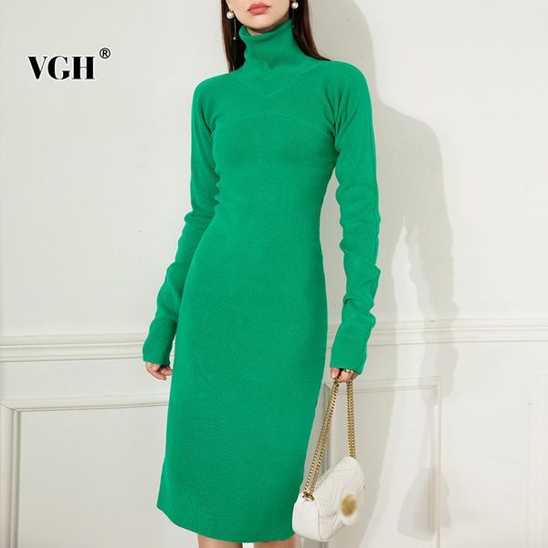 casual dresses vgh knitted bodycon dress for women turtleneck long sleeve high waist slim female 2021 autumn fashion clothing, Black;gray
casual dresses vgh knitted bodycon dress for women turtleneck long sleeve high waist slim female 2021 autumn fashion clothing, Black;gray