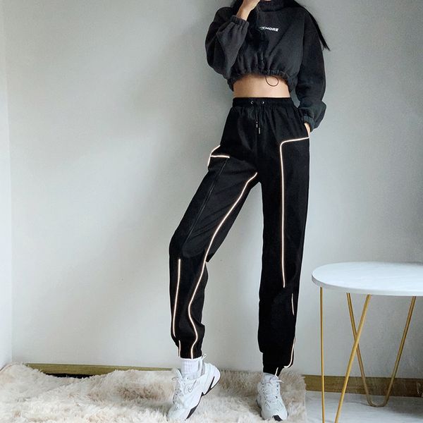 2021 new women sport pants sweatpants joggers high waist baggy casual harem pant korean harajuku fashion trousers clothing, Black
2021 new women sport pants sweatpants joggers high waist baggy casual harem pant korean harajuku fashion trousers clothing, Black