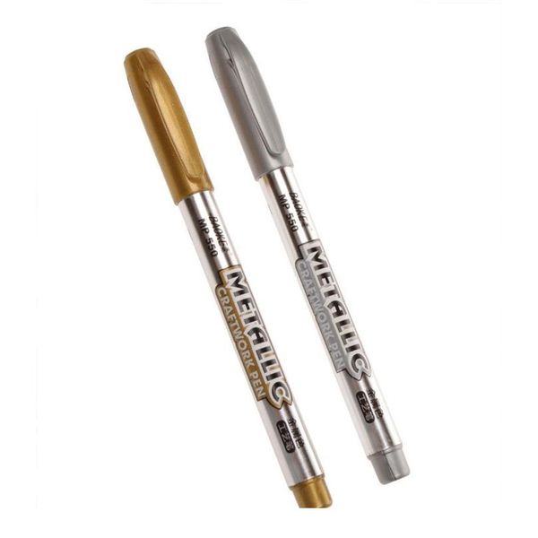 4pcs/set permanent metalic marker gold silver highlighter marker pens for paper p album fabric steel paint art jllgmh
4pcs/set permanent metalic marker gold silver highlighter marker pens for paper p album fabric steel paint art jllgmh