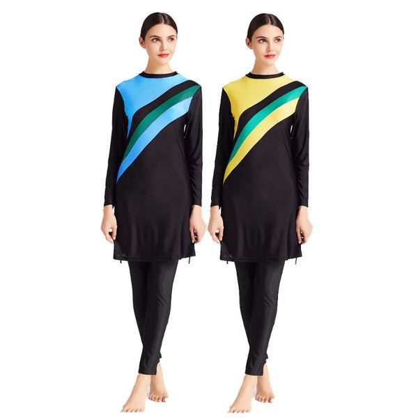 swim wear stitching hooded conservative muslim swimwear beachwear high elastic slim body modest swimsuit three-piece islamic burkini
swim wear stitching hooded conservative muslim swimwear beachwear high elastic slim body modest swimsuit three-piece islamic burkini