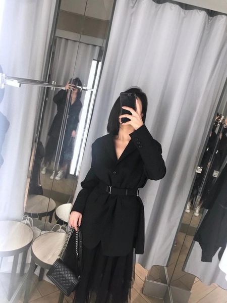 women's suits & blazers 2021 spring women wool belts blazer jacket ladies casual overcoat outerwear 2 color for female gdnz 3.0, White;black
women's suits & blazers 2021 spring women wool belts blazer jacket ladies casual overcoat outerwear 2 color for female gdnz 3.0, White;black