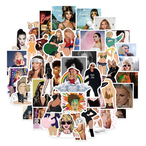 50 pcs mixed graffiti skateboard stickers female singers collection for car lapfridge helmet pad bicycle bike motorcycle ps4 book guitar pvc
50 pcs mixed graffiti skateboard stickers female singers collection for car lapfridge helmet pad bicycle bike motorcycle ps4 book guitar pvc
