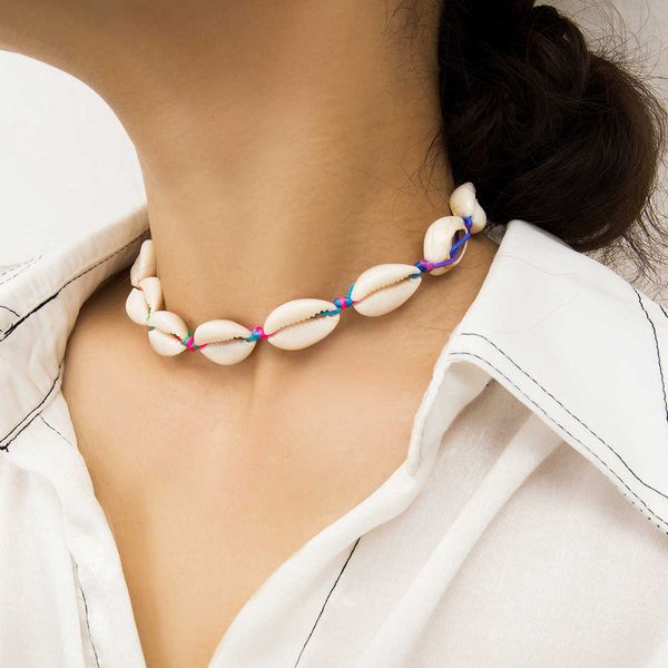jewelry hawaiian personality versatile adjustable shell color jade thread woven necklace female, Silver
jewelry hawaiian personality versatile adjustable shell color jade thread woven necklace female, Silver