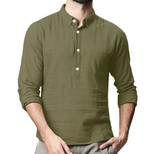 men's casual shirts long sleeve shirt baggy cotton linen solid turn-down collar pullover single-breasted mens blouse camisa, White;black
men's casual shirts long sleeve shirt baggy cotton linen solid turn-down collar pullover single-breasted mens blouse camisa, White;black