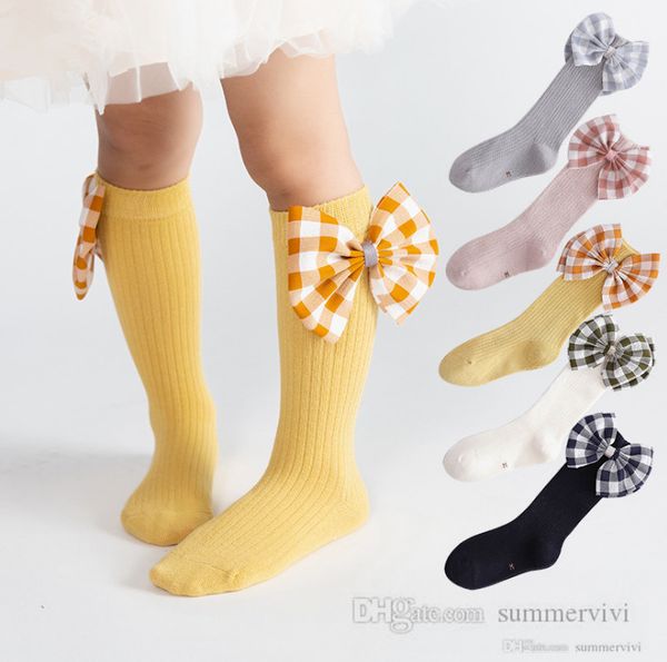 girls plaid bows socks kids vertical stripe knitted 3/4 knee high legs autumn children cotton breathable princess sox q2629, Pink;yellow
girls plaid bows socks kids vertical stripe knitted 3/4 knee high legs autumn children cotton breathable princess sox q2629, Pink;yellow