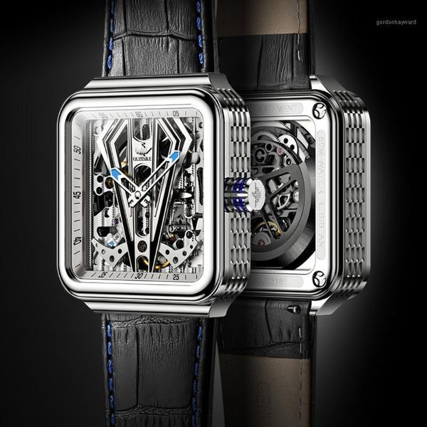 men's mechanical watch luxury sports automatic rectangle stainless steel sapphire glass 5bar waterproof wristwatch oupinke wristwatches, Slivery;brown
men's mechanical watch luxury sports automatic rectangle stainless steel sapphire glass 5bar waterproof wristwatch oupinke wristwatches, Slivery;brown