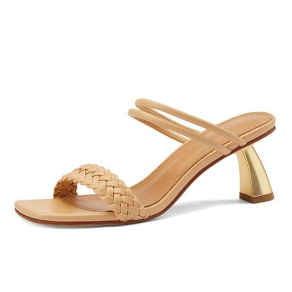 sandals 2021 women fashion square toe weave high heels shoes leather luxury designer ladies street beach slides, Black
sandals 2021 women fashion square toe weave high heels shoes leather luxury designer ladies street beach slides, Black