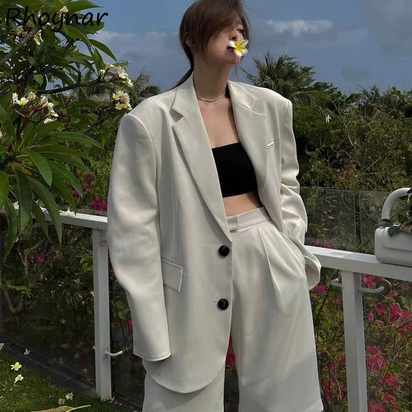 women's suits & blazers women notched long sleeve spring cozy loose solid simple vintage temperament office all match ulzzang ins femal, White;black
women's suits & blazers women notched long sleeve spring cozy loose solid simple vintage temperament office all match ulzzang ins femal, White;black