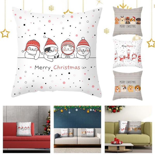pillow case 4pcs christmas linen covers 45x45cm santa deer printed sofa cushion home xmas party decorations navidad a40
pillow case 4pcs christmas linen covers 45x45cm santa deer printed sofa cushion home xmas party decorations navidad a40
