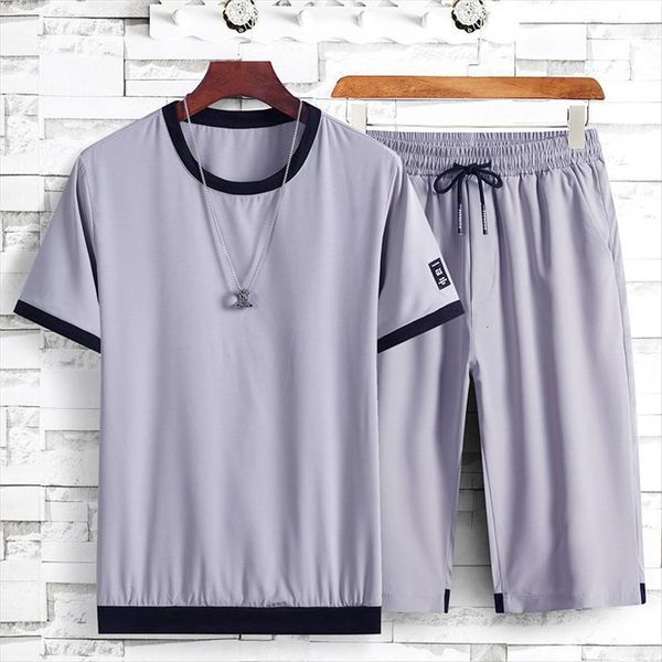 casual set fashion 2 piece men tracksuits sportswear short sleeve t shirt summer mens tracksuit large size loose sport suit, Gray
casual set fashion 2 piece men tracksuits sportswear short sleeve t shirt summer mens tracksuit large size loose sport suit, Gray