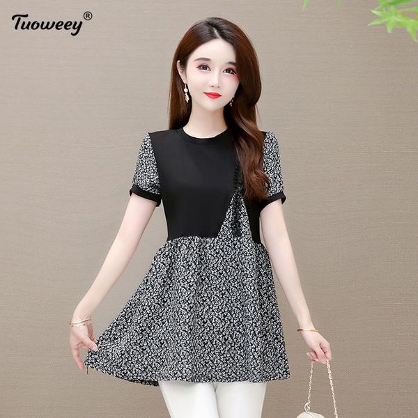 women's blouses & shirts plus size patchwork long summer style floral blouse loose print shirt o neck short sleeve blusa, White
women's blouses & shirts plus size patchwork long summer style floral blouse loose print shirt o neck short sleeve blusa, White