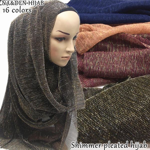 scarves pleated shimmer hijab scarf fashion shiny wrinkle plain women shawl lady pashmina bandana muslim echarpe 10pcs, Blue;gray
scarves pleated shimmer hijab scarf fashion shiny wrinkle plain women shawl lady pashmina bandana muslim echarpe 10pcs, Blue;gray