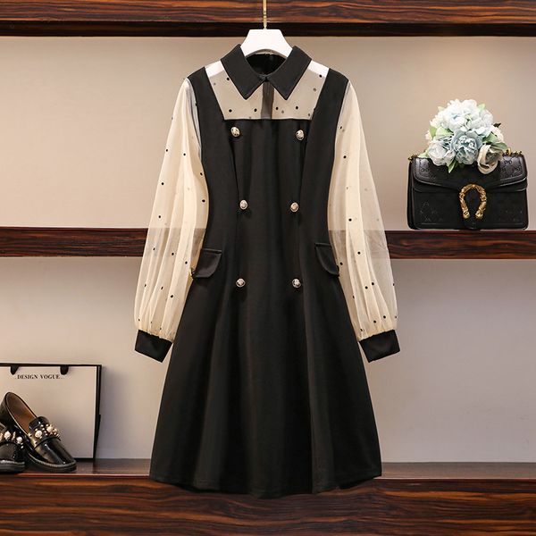 2021 elegant women dressed in office prom shirt double breasted long sleeve mesh from vintage to mini line dresses work clothes 56ga, Black;gray
2021 elegant women dressed in office prom shirt double breasted long sleeve mesh from vintage to mini line dresses work clothes 56ga, Black;gray