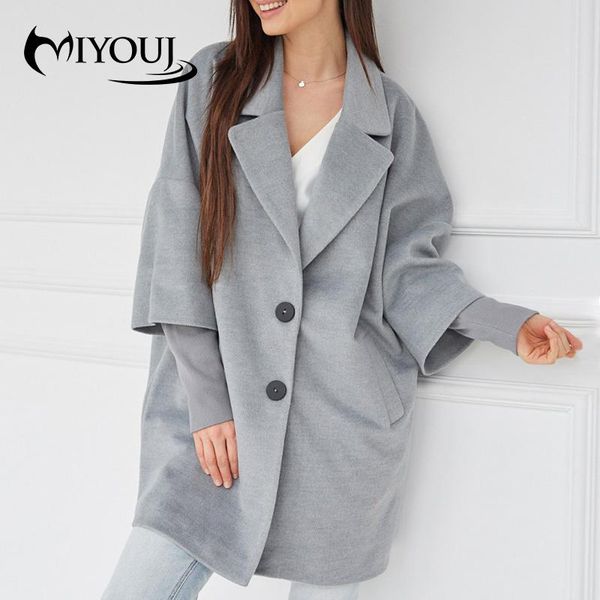 miyouj 3/4 sleeve casual single breasted woolen outerwear fashion 2021 autumn winter jacket elegant streetwear woman coats, Black
miyouj 3/4 sleeve casual single breasted woolen outerwear fashion 2021 autumn winter jacket elegant streetwear woman coats, Black