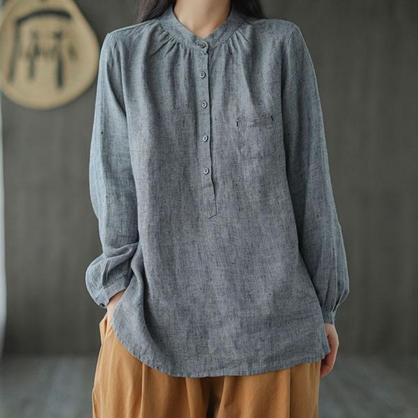 fairynatural o-neck button long sleeve pullovers blouses 2021 autumn spring ladies cotton linen casual pocket, White
fairynatural o-neck button long sleeve pullovers blouses 2021 autumn spring ladies cotton linen casual pocket, White