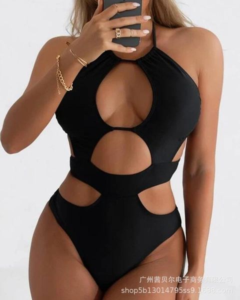 women's tracksuits 2021 summer hollow open back one-piece swimsuit female fashion, Gray
women's tracksuits 2021 summer hollow open back one-piece swimsuit female fashion, Gray