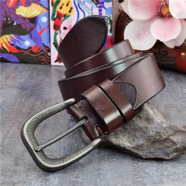 belts retro metal pin belt buckle real leather for man ceinture genuine men's jeans wide trouser male mbt0053, Black;brown
belts retro metal pin belt buckle real leather for man ceinture genuine men's jeans wide trouser male mbt0053, Black;brown