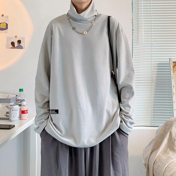 men's t-shirts pure color high neck t-shirt men korean casual fashion loose warm autumn and winter long-sleeved, White;black
men's t-shirts pure color high neck t-shirt men korean casual fashion loose warm autumn and winter long-sleeved, White;black