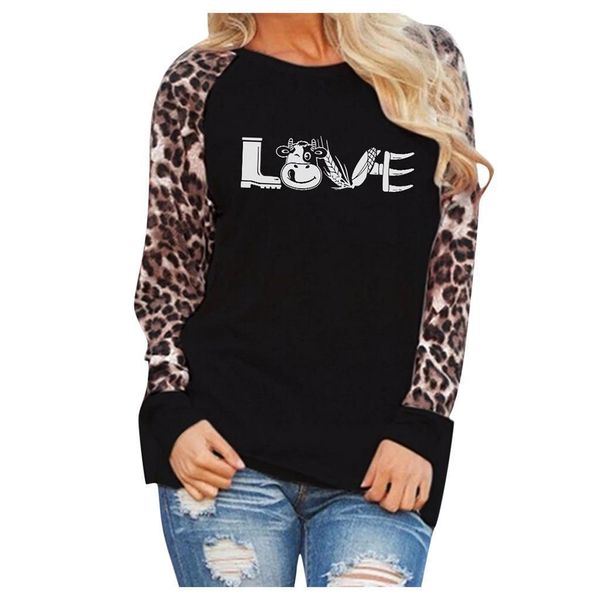 #z15 plus size t shirt women leopard shirt long sleeve fashion ladies t-shirt oversize woman spring tshirts ropa mujer, White
#z15 plus size t shirt women leopard shirt long sleeve fashion ladies t-shirt oversize woman spring tshirts ropa mujer, White