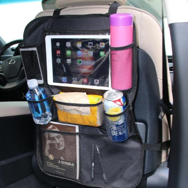 car organizer rear seat storage bag kick pad back with tablet computer stand child travel accessories
car organizer rear seat storage bag kick pad back with tablet computer stand child travel accessories