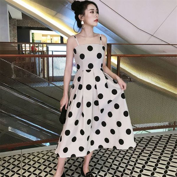 2021 new summer for women polka dot spaghetti sash girly line draped dress thin strapless lady dressed casual z404 2t66, Black;gray
2021 new summer for women polka dot spaghetti sash girly line draped dress thin strapless lady dressed casual z404 2t66, Black;gray