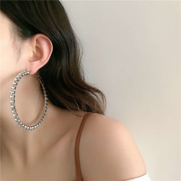 hbp fashion ins wind full of big rings, flash diamond, kendou's personalized and earrings, Silver
hbp fashion ins wind full of big rings, flash diamond, kendou's personalized and earrings, Silver