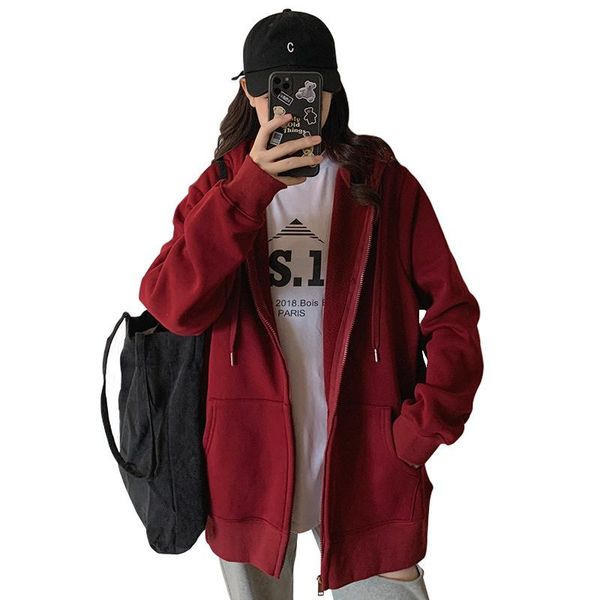 women's hoodies & sweatshirts women fall 2021 loose wild cardigan sports lazy wind hooded baseball uniform solid color simple jacket m2, Black
women's hoodies & sweatshirts women fall 2021 loose wild cardigan sports lazy wind hooded baseball uniform solid color simple jacket m2, Black