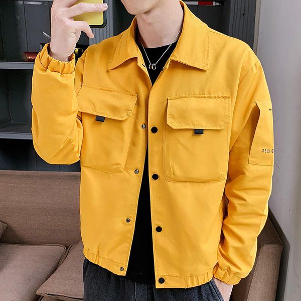 jacket men new solid color big pocket jacket high street fashion men's spring coat men hip hop streetwear male, Black;brown
jacket men new solid color big pocket jacket high street fashion men's spring coat men hip hop streetwear male, Black;brown