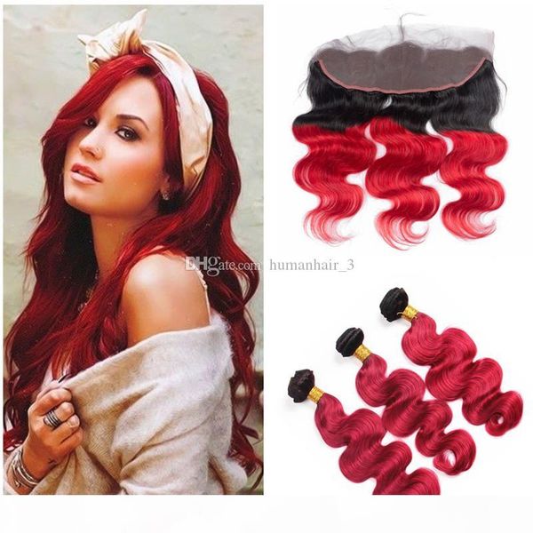 red human hair weaves with lace frontal two tone colored 1b red peruvian virgin hair body wave with lace frontal closure, Black;brown
red human hair weaves with lace frontal two tone colored 1b red peruvian virgin hair body wave with lace frontal closure, Black;brown