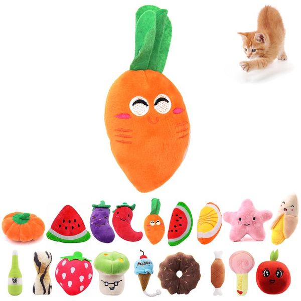 cat toys 1pcs pet toy cartoon plush squeaky bite-resistant clean dog chew puppy training soft banana carrot vegetable
cat toys 1pcs pet toy cartoon plush squeaky bite-resistant clean dog chew puppy training soft banana carrot vegetable