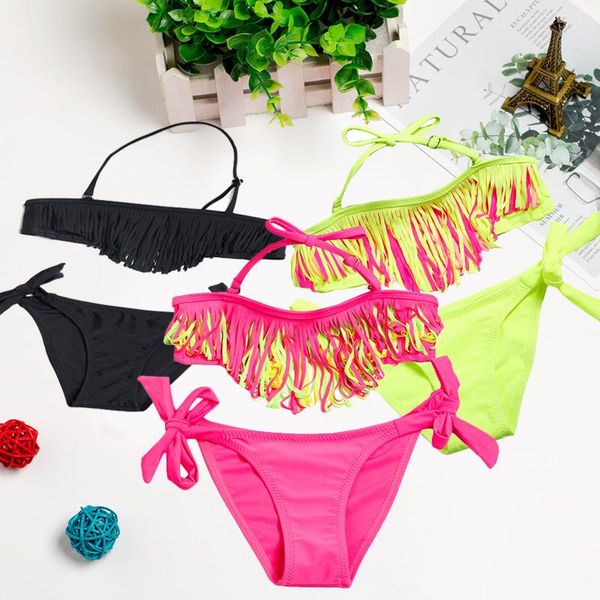 girls kids fashion tassel bikini set swimwear bikini skirt swimsuit swimwear costume age 5-14 years, Black
girls kids fashion tassel bikini set swimwear bikini skirt swimsuit swimwear costume age 5-14 years, Black