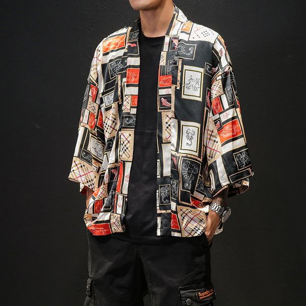 2021 new japanese streetwear men's short sleeve hip hop ukiyoe casual man will see soft hawaiian shirt kh0h, White;black
2021 new japanese streetwear men's short sleeve hip hop ukiyoe casual man will see soft hawaiian shirt kh0h, White;black