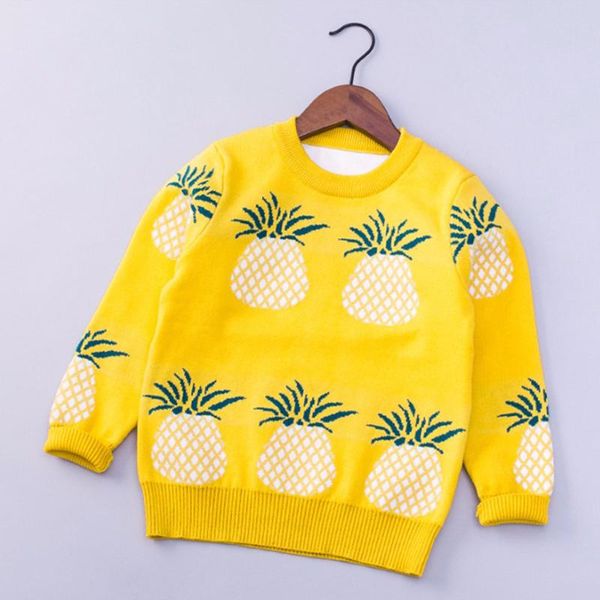 pullover biniduckling spring winter sweaters for kids boys girls pineapple cute warm knitting children clothes, Blue
pullover biniduckling spring winter sweaters for kids boys girls pineapple cute warm knitting children clothes, Blue
