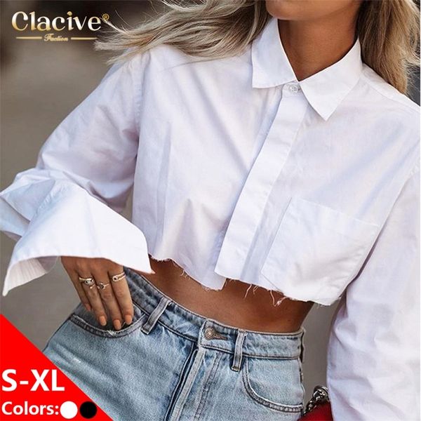 clacive fashion long sleeve women short shirt casual loose turn down collar lady blouses elegant white office work shirt female 210315
clacive fashion long sleeve women short shirt casual loose turn down collar lady blouses elegant white office work shirt female 210315