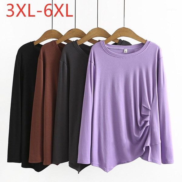 plus size t-shirt ladies autumn winter basic for women large long sleeve slim elastic fold cashmere 3xl 4xl 5xl 6xl, Black
plus size t-shirt ladies autumn winter basic for women large long sleeve slim elastic fold cashmere 3xl 4xl 5xl 6xl, Black