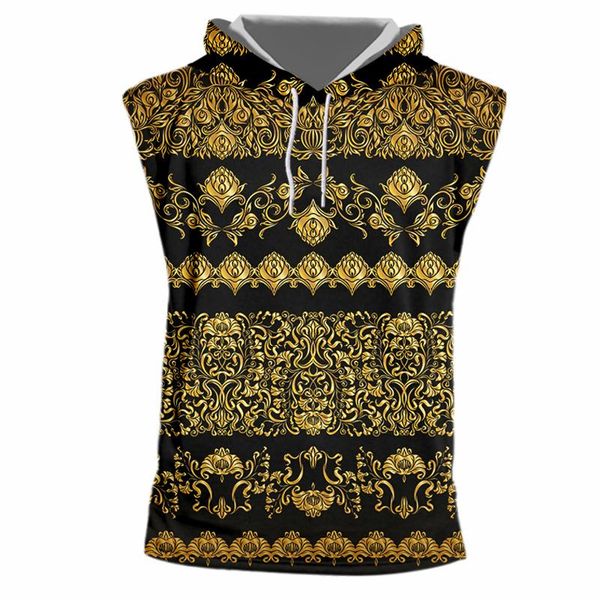 men' tank ifpd baroque style hoodie men 3d print golden floral luxury sleeveless shirts women fitness vest oversize, White;black
men' tank ifpd baroque style hoodie men 3d print golden floral luxury sleeveless shirts women fitness vest oversize, White;black