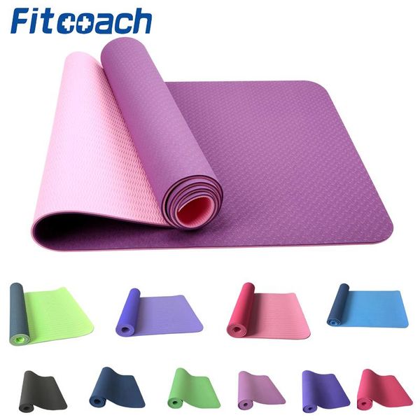 yoga mats tpe 6mm thick 183*61 cm mat one/double color exercise fitness gym lose weight pilates pad non slip for home or travel
yoga mats tpe 6mm thick 183*61 cm mat one/double color exercise fitness gym lose weight pilates pad non slip for home or travel