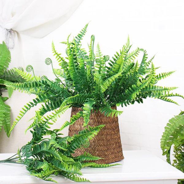 7 fork artificial plants bouquet green imitation plastic grass leaves fake flower plant living room home wedding table decor
7 fork artificial plants bouquet green imitation plastic grass leaves fake flower plant living room home wedding table decor