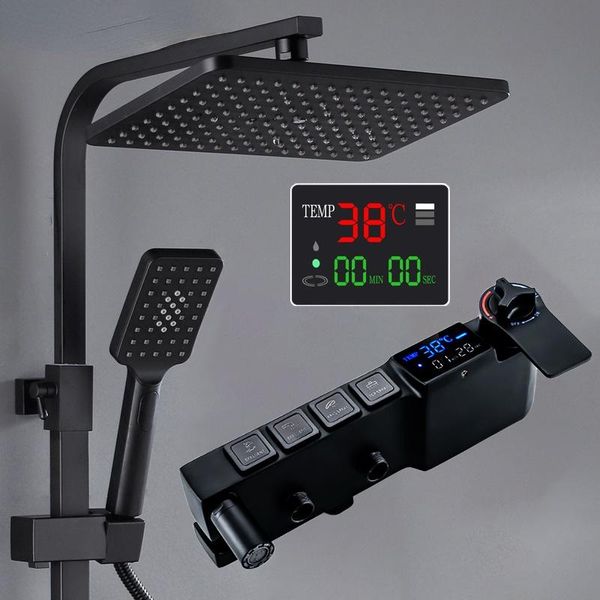 bathroom shower sets black faucet thermostatic digital system bathtub spa rainfall bath tap wall mount cold kit set
bathroom shower sets black faucet thermostatic digital system bathtub spa rainfall bath tap wall mount cold kit set