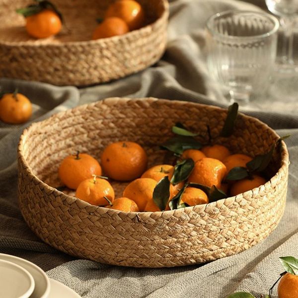 storage baskets straw fruit gourd grass disks for kitchen small 28 * 6cm practical furniture
storage baskets straw fruit gourd grass disks for kitchen small 28 * 6cm practical furniture