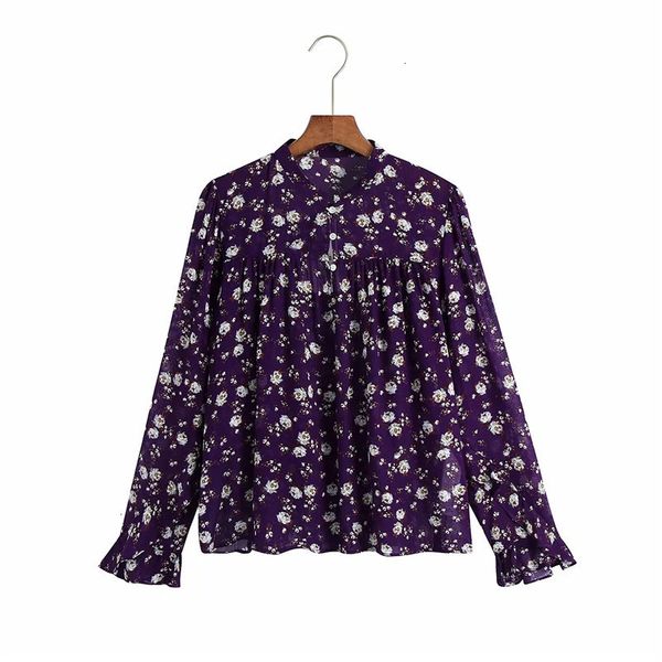 women 2021 new purple floral woman frilled cuffs long sleeve ladies ruched button up casual vintage blouse wefy 6nd8, White
women 2021 new purple floral woman frilled cuffs long sleeve ladies ruched button up casual vintage blouse wefy 6nd8, White