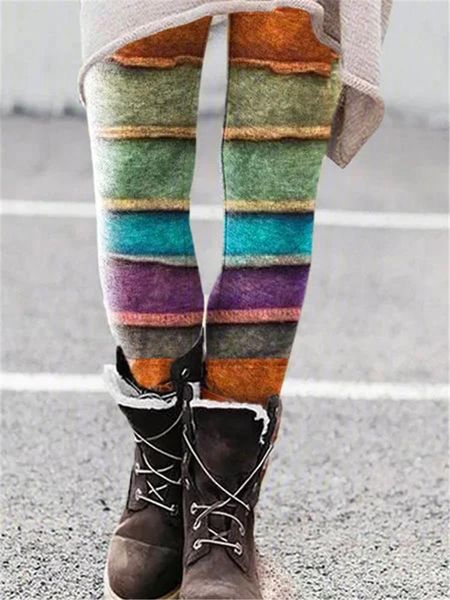 women's leggings fashion trousers striped printing elastic all-match bottoming long one peice pencil pants, Black
women's leggings fashion trousers striped printing elastic all-match bottoming long one peice pencil pants, Black