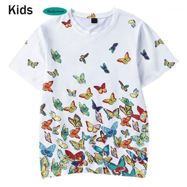 women's t-shirt arrival 3d print butterflies kids t shirt fashion boys and girls hip hop casual animal children's, White
women's t-shirt arrival 3d print butterflies kids t shirt fashion boys and girls hip hop casual animal children's, White