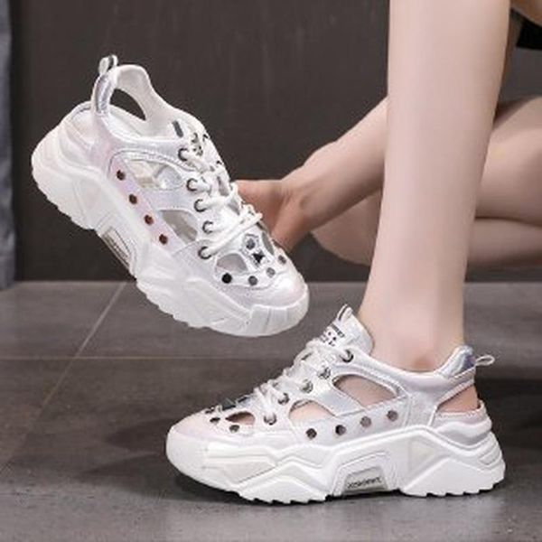 sandals pu leather dad shoes platform sneakers breathable rivet women's 2021 casual white, Black
sandals pu leather dad shoes platform sneakers breathable rivet women's 2021 casual white, Black