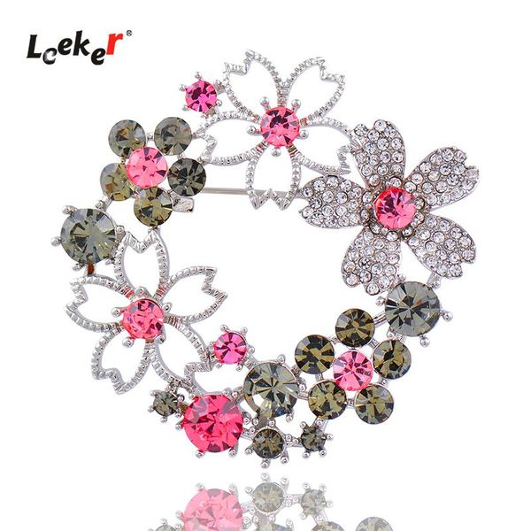 pins, brooches leeker hollow flower brooch for women pin with pink grey cubic zircon stones vintage jewelry accessories 186 lk2, Gray
pins, brooches leeker hollow flower brooch for women pin with pink grey cubic zircon stones vintage jewelry accessories 186 lk2, Gray