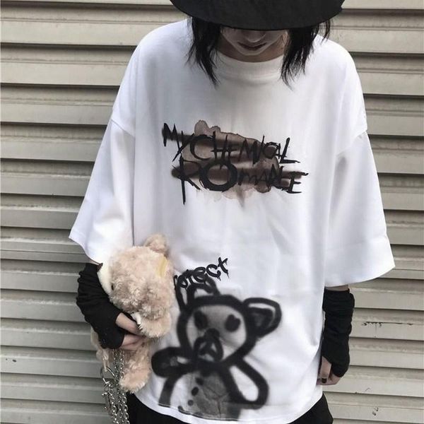 women's t-shirt street harajuku bf half-sleeve t shirt women graffiti simple cartoon tshirt hip hop streetwear style couple top, White
women's t-shirt street harajuku bf half-sleeve t shirt women graffiti simple cartoon tshirt hip hop streetwear style couple top, White