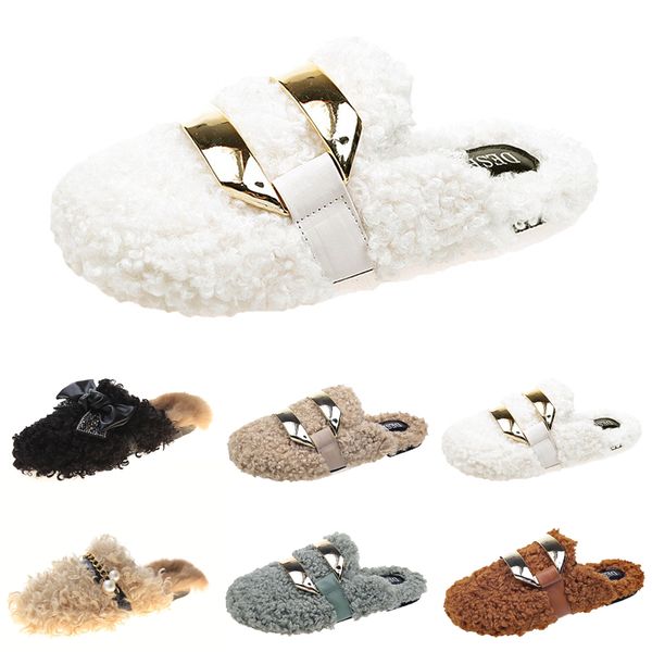 ale newly autumn winter womens slippers metal chain all inclusive wool slipper for women triple black white outer wear plus big szie muller
ale newly autumn winter womens slippers metal chain all inclusive wool slipper for women triple black white outer wear plus big szie muller