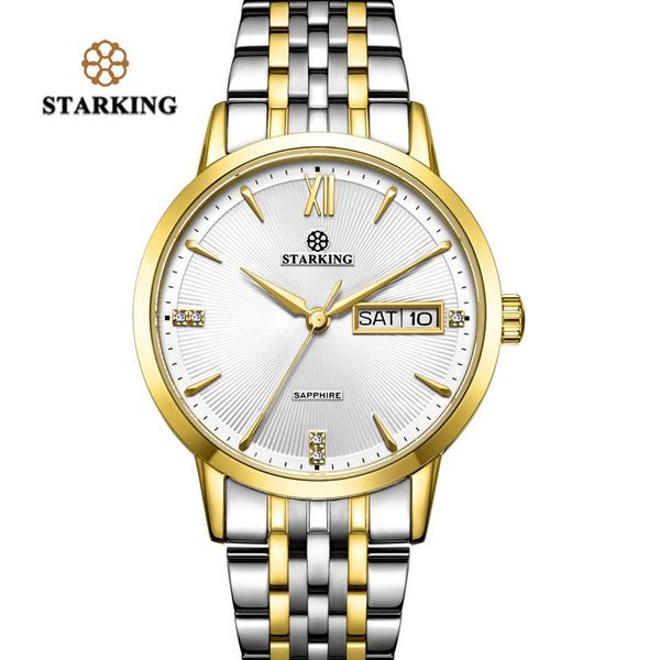 wristwatches starking watch men brand sapphire crystal quartz auto date dual display man stainless steel relogio masculino male clock, Slivery;brown
wristwatches starking watch men brand sapphire crystal quartz auto date dual display man stainless steel relogio masculino male clock, Slivery;brown