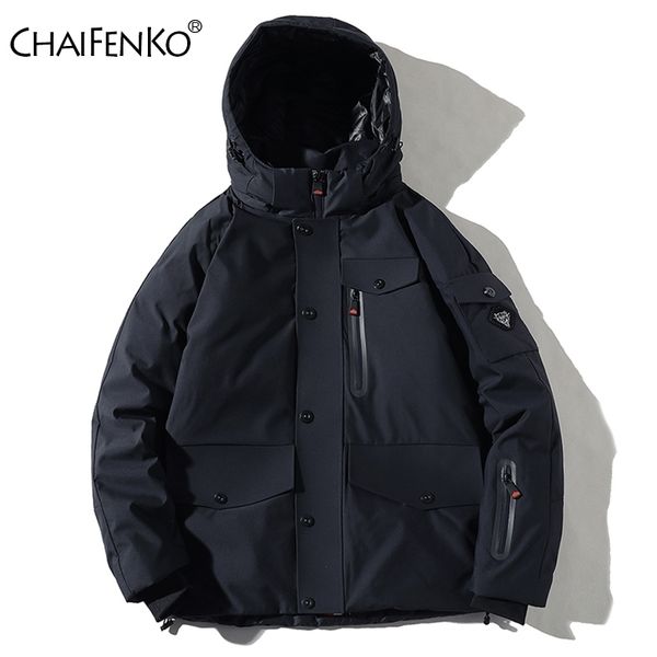 chaifenko winter new warm hooded jacket parkas coat men autumn fashion streetwear casual parka men thick windproof coat men 210222, Black
chaifenko winter new warm hooded jacket parkas coat men autumn fashion streetwear casual parka men thick windproof coat men 210222, Black
